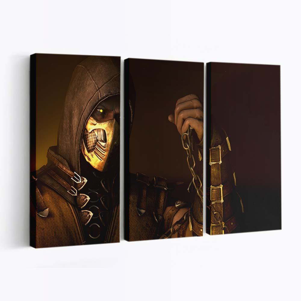 scorpion mortal kombat x poster mh